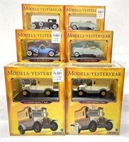 Six Matchbox Models of Yesteryear 50 Years