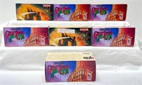 Seven Matchbox Great Beers Fire Engines in boxes