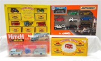 Matchbox die-cast cars in original packages