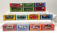 Fourteen Matchbox Models of Yesteryear in boxes
