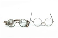 Two Antique Driving Glasses- Willson & American Op
