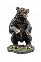 Ferocious Composite Black Bear Statue