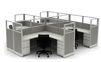 Approx. 10+ HON Disassembled Office Cubicles