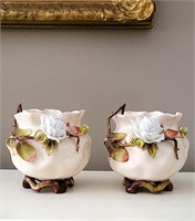 Pair of Continental Porcelain Bowls