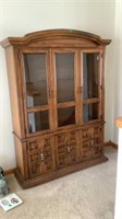 French Provincial China Cabinet  76 1/2” x 14