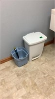 Clock, Trash can, Bucket,Print