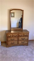 Dresser With Mirror 30” x 16” x 44”