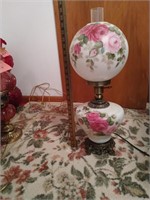 One hurricane lamp