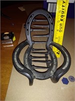 Cast iron horseshoe chair