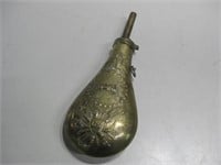 U.S. Civil War Peace Powder Flask 10.5"