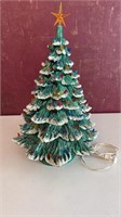 Vintage Ceramic Lightup Christmas Tree