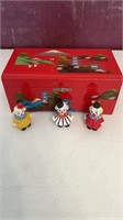 Japanese Jewelry Box W/3 Clowns