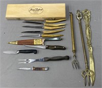 Antler Handled Cutlery & Knives Lot Collection