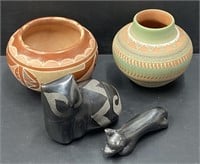 Navajo & Southwest American Folk Pottery Lot