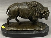 Buffalo American Bison Bronze after Barye