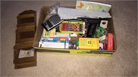 Box Lot of Office Supplies