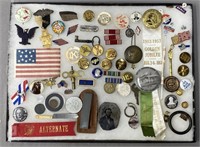 Military & Souvenir Showcase Collectibles Lot