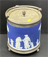 Wedgwood Jasperware Biscuit Barrel Jar