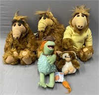 Plush Animals; Alf; Muppet; Gremlin