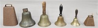 Hand & Cow Bells Lot Collection