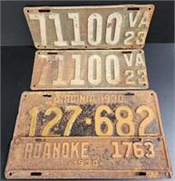 License Plates Lot Collection