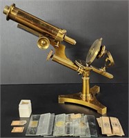 R & J Beck Microscope Scientific Instrument