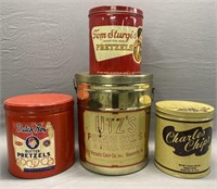 Advertising Tins Lot Collection