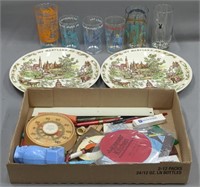 Advertising & Character Glass Lot