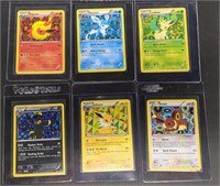 6 Holo Pokemon Cards