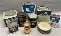 Advertising Tins Lot Collection
