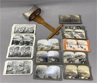 Stereocards & Stereoviewer Lot Collection