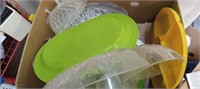 Lot of Plastic Serving Dishes/Platters