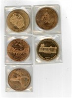 San Jose California Coin Club Medallions