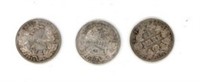 Three "Empire Mark" 1 Reichsmark