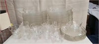 Large Glass Party/Snack Plate Lot