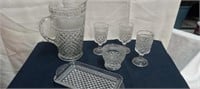 Anchor Hocking Wexford Glass Lot