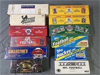 1980-90’s Baseball & Football Cards Wax Boxes