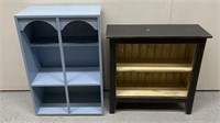 2 Painted Bookcases