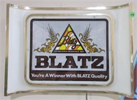 Blatz lighted beer sign, works