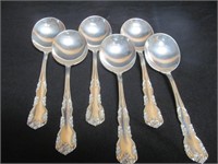 Sterling Soup Spoons, 6 pieces