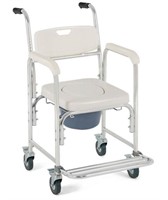 $100 Medical Commode Wheelchair Bedside Toilet Sea