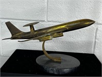 Brass airplane vintage