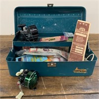 Vintage Mermaid Tackle Box/Tackle