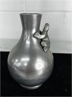 Vintage 3D frog bus vase made in India
