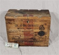 Rare  WW1 wood ammo box United States Cartridge