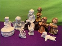 Ceramic & Resin Angel Figurines