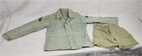 WW11 USMC   jacket & shorts  W.R. Bero