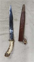 Custom made  knife with sheath.