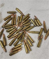 308 .  cal  Winchester  39 live rounds.