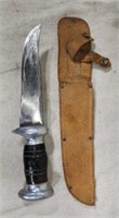 WW11  theater made knife from downed Japanese